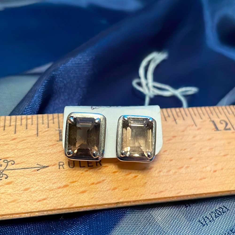 Smokey Quartz in sterling silver